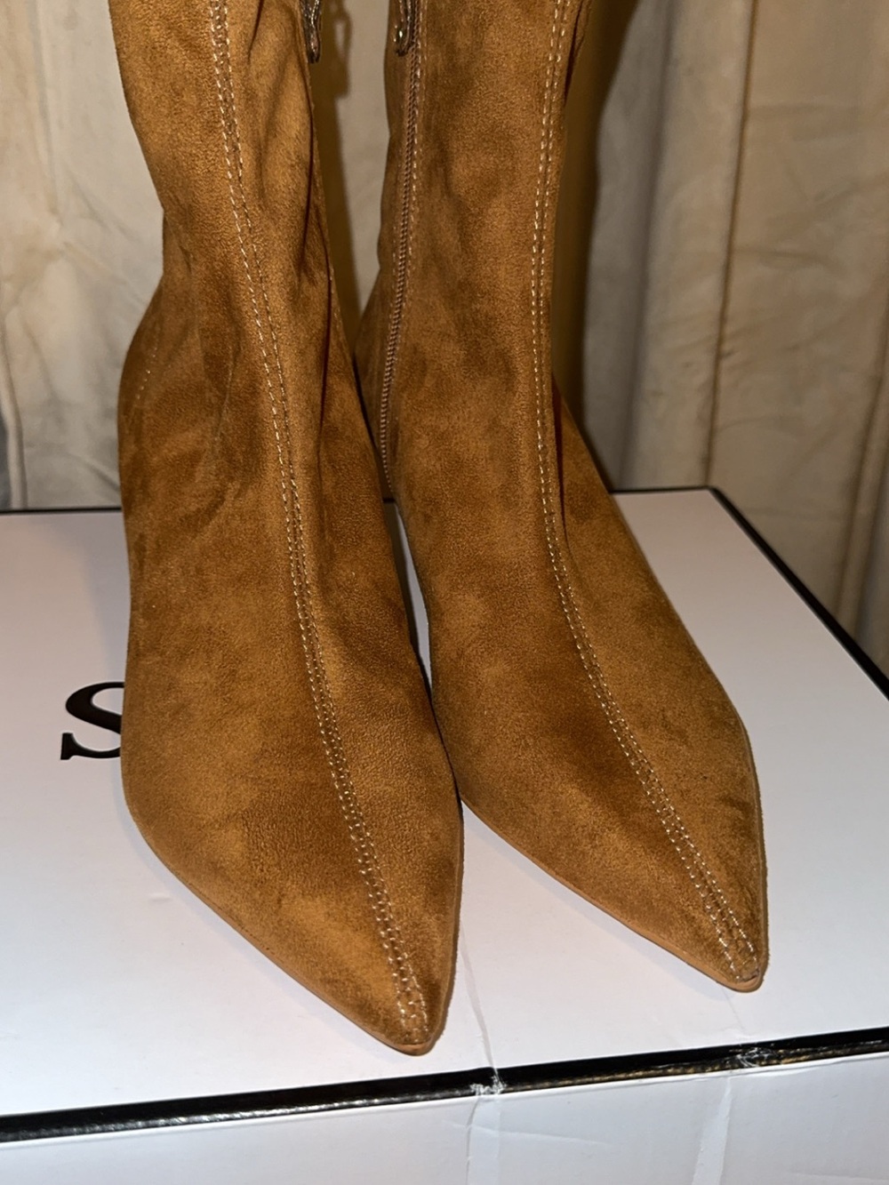 GUESS Yanka Faux-Suede Dress Booties
